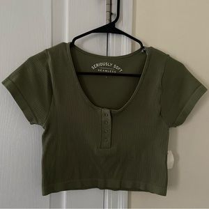 Seriously Soft Aeropostal Seamless crop top